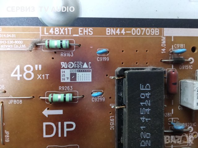 Power board BN44-00709B  L48X1T_EHS   TV SAMSUNG UE40H6200AW, снимка 2 - Части и Платки - 37397060