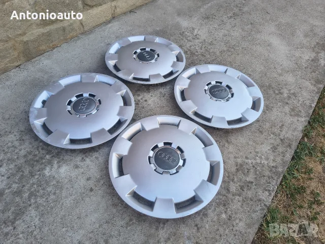 Оригинални тасове Audi 15 цола Ауди, снимка 5 - Аксесоари и консумативи - 55996366