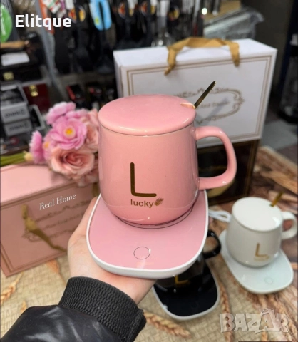 Комплект нагревател, чаша и капак за чаша , снимка 3 - Чаши - 52966115