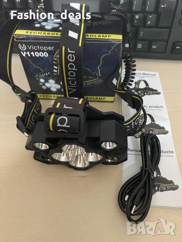 Нова Челникова Лампа Victoper - Презареждане, Яркост Светлина за глава Фенер, снимка 2 - Друга електроника - 42777217