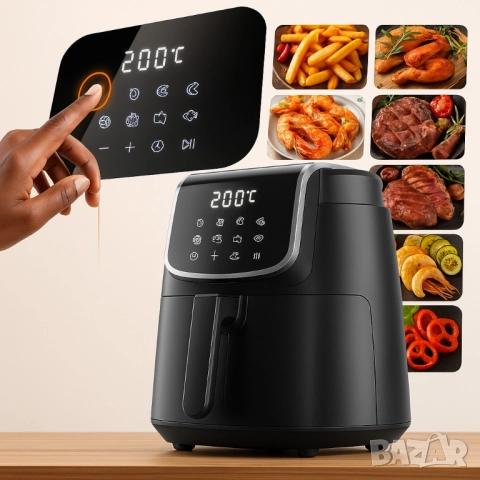 Фритюрник с горещ въздух Midea InnerChef Crispy – MF-CN40C2, снимка 3 - Друга електроника - 51857889