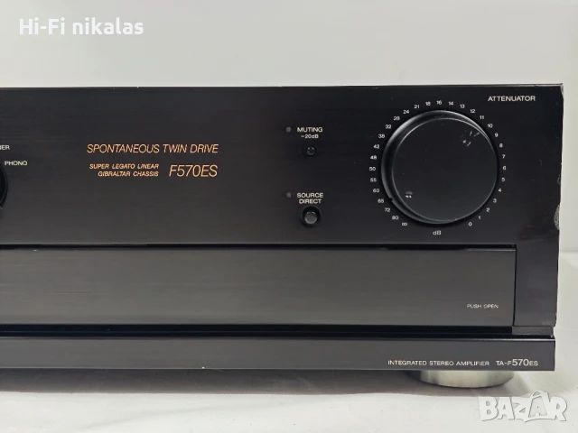 стерео усилвател ретро Hi-Fi SONY TA-F570ES, снимка 3 - Ресийвъри, усилватели, смесителни пултове - 51249419