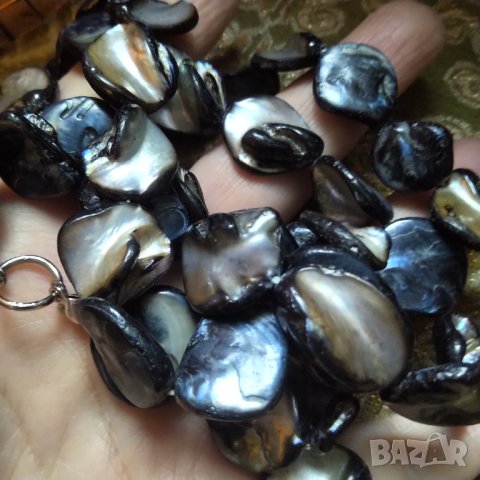 Рядка изумителна огърлица седеф НАМАЛЕНИЕ , снимка 2 - Колиета, медальони, синджири - 38784515