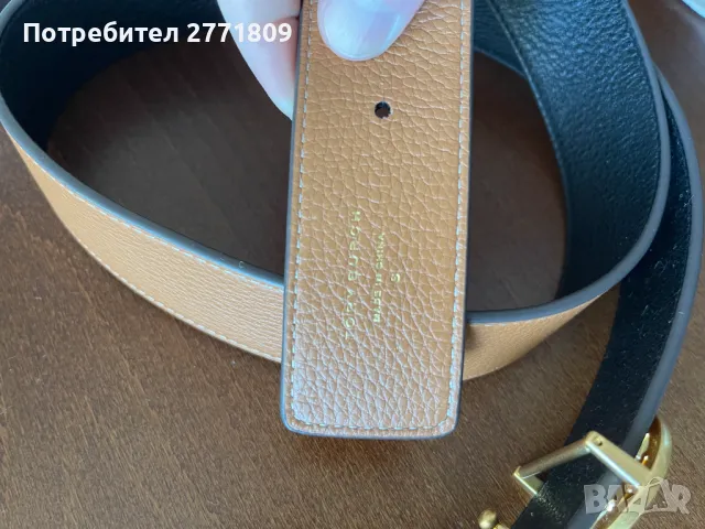 Kожен колан с две лица - Tory Burch, снимка 6 - Колани - 49989876