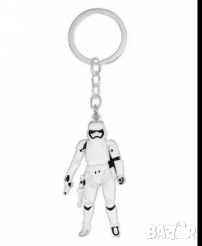 ✨ 🚀 Star Wars Trooper, Mandalorian 3D ключодържател в пълен размер Bobba Fet, Bounty Hunter Clan, снимка 2 - Други - 31557399