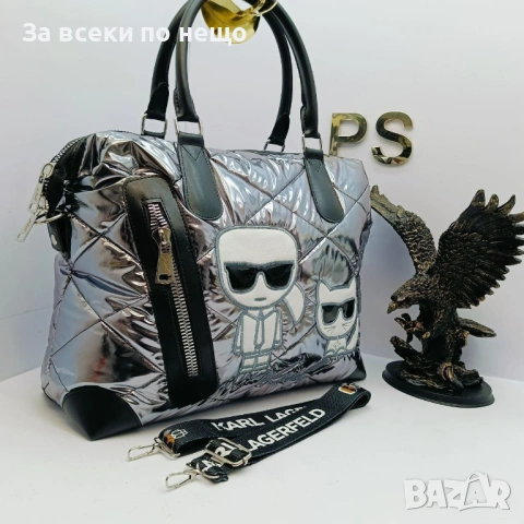 Karl Lagerfeld Дамска Чанта Карл Лагерфелд - Различни Цветове Код A1359, снимка 3 - Чанти - 53932384