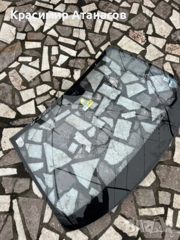 Предно стъкло челно за Мерцедес Е-класа W211. Седан комби. 2007г. Сензор със забележка 