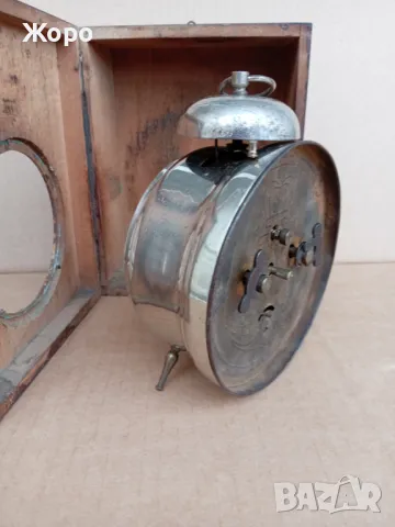 Густав Бекер GB будилник с кутия Gustav Becker, снимка 9 - Антикварни и старинни предмети - 48989089