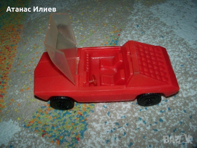 Соц пластмасова количка играчка, снимка 3 - Коли, камиони, мотори, писти - 51553556