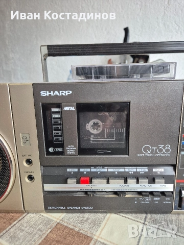 Sharp qt38 , снимка 3 - Радиокасетофони, транзистори - 52646683