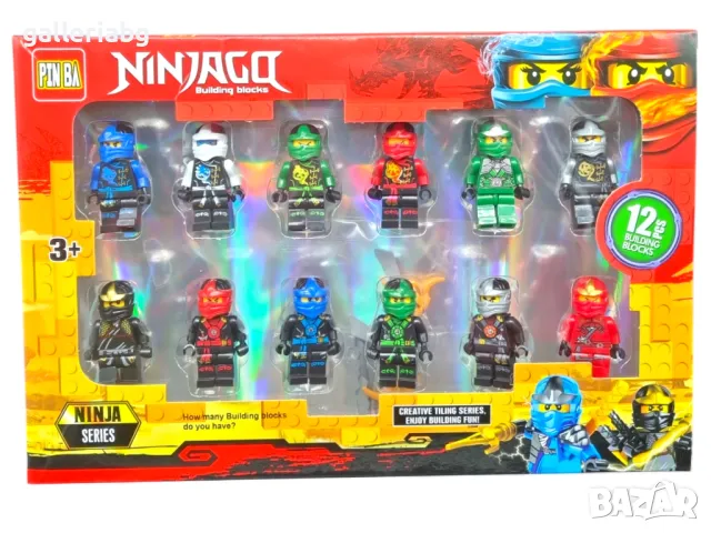 12 бр мини фигурки тип lego Нинджаго (Ninjago), снимка 1 - Фигурки - 49005153