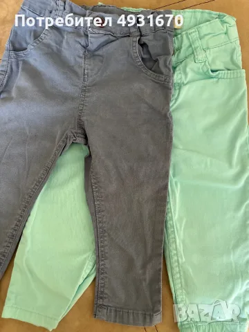Риза H&M 80 и 2 панталона, снимка 4 - Детски ризи - 56081851