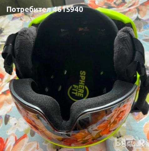 Каска за екстремни спортове HEAD RADAR BLACK  LIME с визьор XL = № 60-63, снимка 5 - Зимни спортове - 51970835