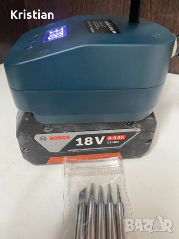 Поялник BOSCH 18v , снимка 7 - Поялници и запояване - 52421164