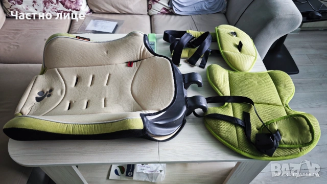 Столче за кола Lorelli Premium Junior universal 9-36 кг, Green & Beige, снимка 4 - Столчета за кола и колело - 53967530