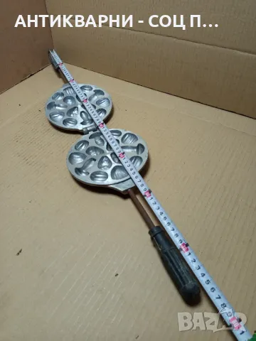 Соц Стар Гофретник За Печене На Тестени Сладки., снимка 9 - Антикварни и старинни предмети - 49995755