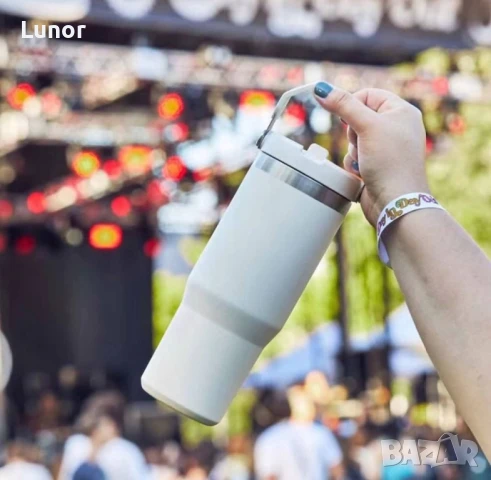 Stanley термо чаша с капак и сламка, снимка 4 - Чаши - 51172501