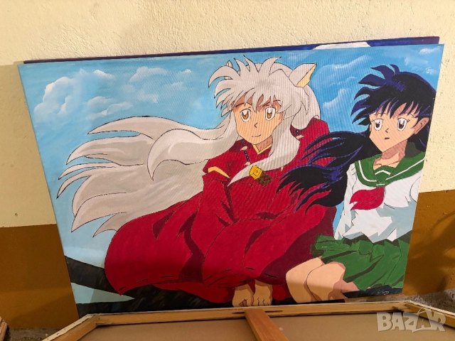 Anime Devian Art рисувани картини 60х80, снимка 3 - Картини - 52665294