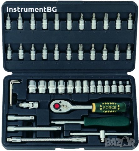 Гедоре комплект FORCE 1/4" / 46 части