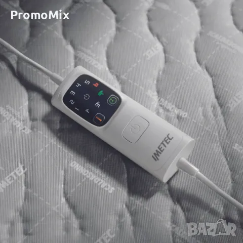  Електрическа подложка Imetec Scaldasonno Adapto 16652 150W 80x150см Ел одеяло подложка за матрак , снимка 9 - Олекотени завивки и одеяла - 48978805