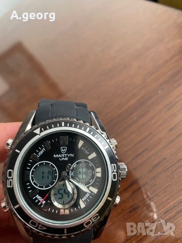 Водоустойчив часовник Martyn , снимка 2 - Мъжки - 40254177