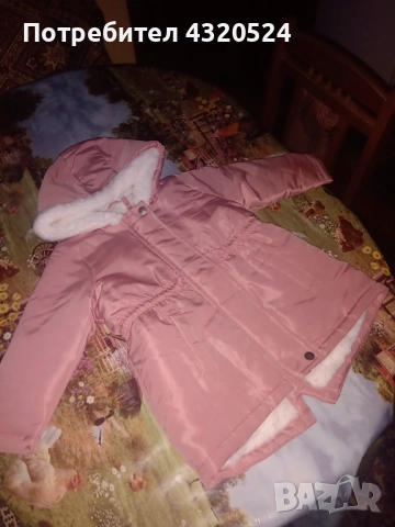 Зимна парка за момиче-размер 98, снимка 2 - Детски якета и елеци - 52787209