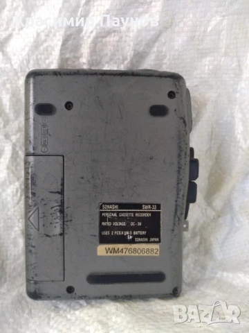 Радио ,,SHARP ,,и записващ уокмен ,,SONASHI,, made in Japan.,, За части . Двете за 40 лв., снимка 7 - Радиокасетофони, транзистори - 50564736
