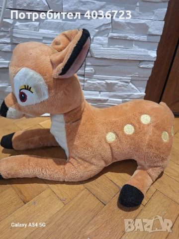 Плюшено куче и плюшено Бамби, снимка 5 - Плюшени играчки - 51301530