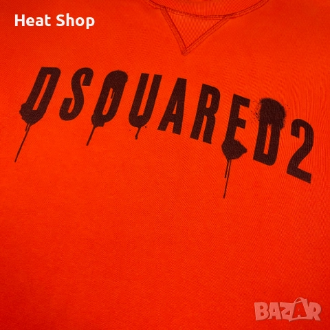 Мъжка блуза Dsquared2 Spray Logo Sweatshirt, снимка 2 - Блузи - 52333956
