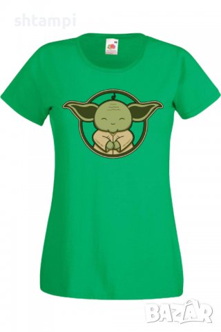 Дамска тениска Star Wars Yoda 1,Филм,Игра,superhero,Изненада,Подарък,Повод,, снимка 8 - Тениски - 37732694