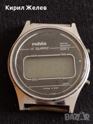КОЛЕКЦИОНЕРСКИ ЧАСОВНИК Ruhla lc Quartz DDR уникат за колекционери - 26833