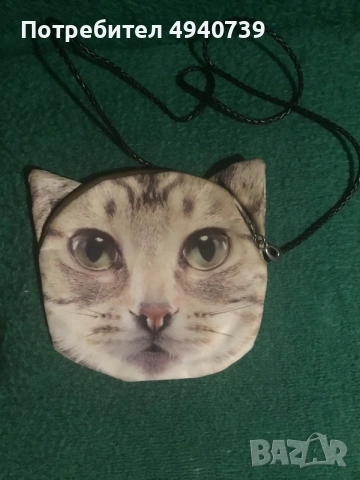 детска чантичка котка