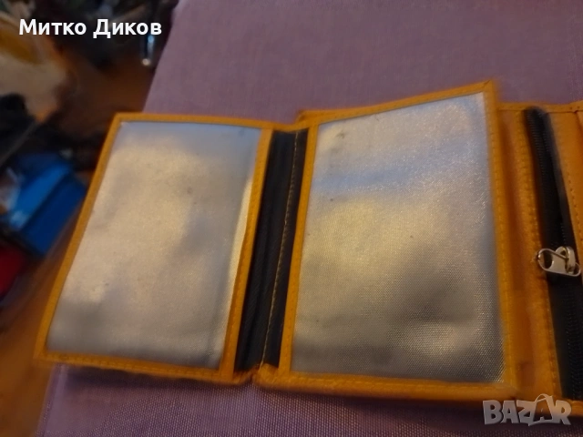 Немски Марков портфейл естествена кожа с много прегради 225х 90 мм като нов, снимка 5 - Портфейли, портмонета - 54042938