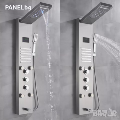 Хидромасажен душ панел Албион,лед осветление и дисплей-БЕЗПЛАТНА ДОСТАВКА , снимка 5 - Душове - 35555476