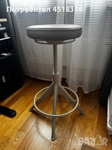 IKEA TROLLBERGET работен стол сядане/стоене, снимка 5 - Столове - 53334909