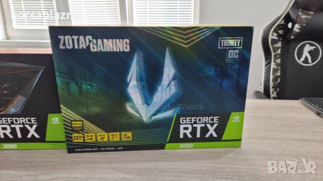 ASUS GeForce RTX 3090 ROG Strix O24G, 24576 MB GDDR6X	4	броя на склад	4008	лева, снимка 13 - Видеокарти - 36663053