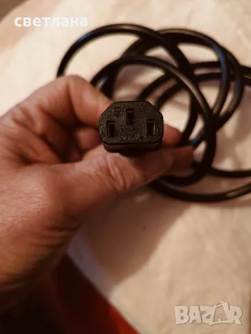 захранващ кабел 1.90 см, снимка 2 - Кабели и адаптери - 48715292