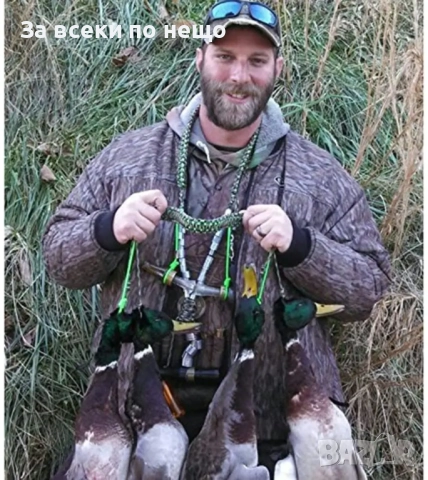 Връзки от паракорд за звукови примамки с 12 регулируеми примки, снимка 4 - Оборудване и аксесоари за оръжия - 51908177