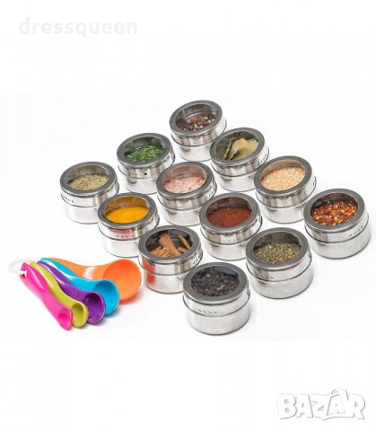 2970 МАГНИТНИ КОНТЕЙНЕРИ ЗА ПОДПРАВКИ, снимка 6 - Аксесоари за кухня - 34258193