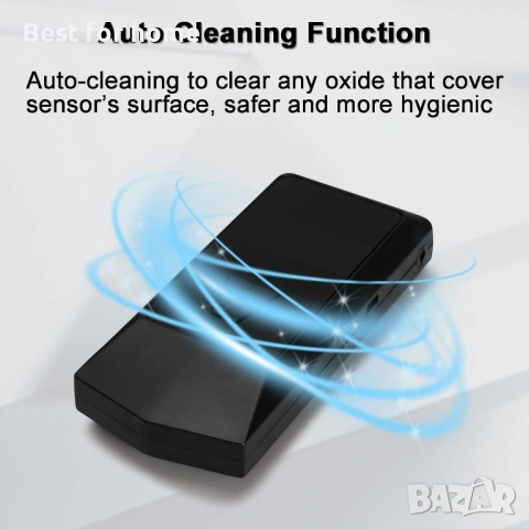 Професионален дрегер за алкохол (Breathalyzer) – Нанотехнологичен сензор, USB зареждане и 8 накрайни, снимка 4 - Друга електроника - 53275939