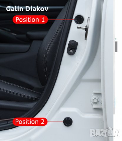 Противоударни подложки за автомобилни врати и капаци (1о броя), снимка 5 - Аксесоари и консумативи - 35553633