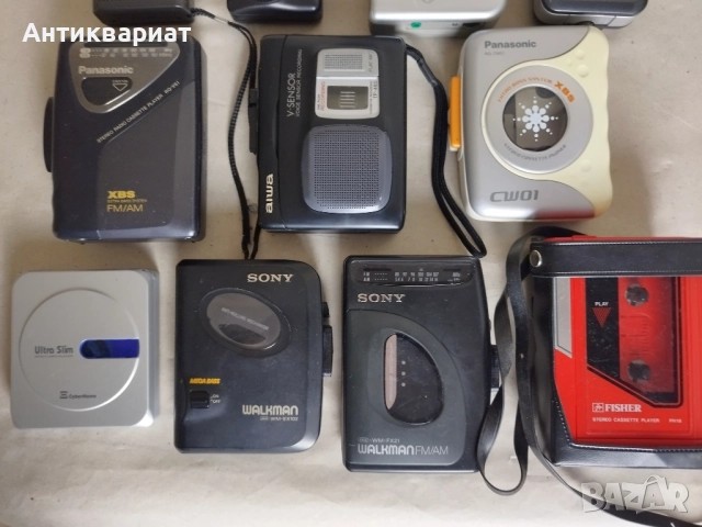 Лот единадесет мини касетофони, уокмени и други за части, снимка 4 - Други - 52572099
