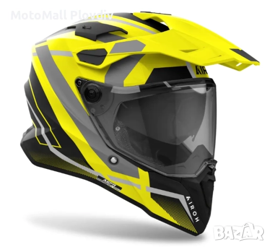 Каска Commander 2 Mavick Yellow Matt, снимка 2 - Аксесоари и консумативи - 51682653