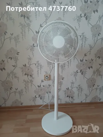 Вентилатор Xiaomi Mi Smart Standing Fan 2 Lite 3 скорости, Wi-Fi 22 мес. гаранция
