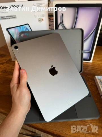 Ipad Air 11 (M3) 128GB + Apple Pencil Pro + Logitech Combo Touch, снимка 3 - Таблети - 54213014