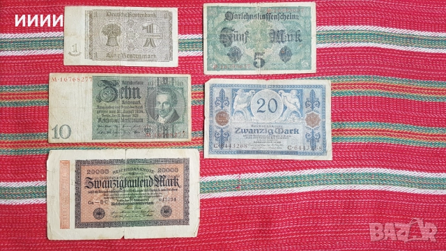 Банкнота райх марки лот 5