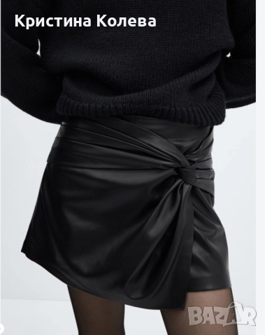 Дамска пола-панталон Mango, снимка 3 - Поли - 52864405