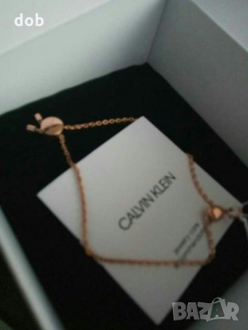 Нова гривна Calvin Klein Rose Gold Plated Stainless Steel, снимка 6 - Гривни - 30659555
