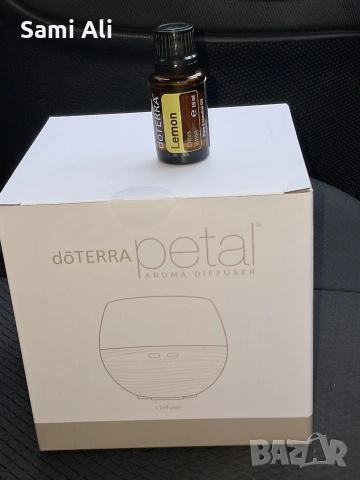 doTERRA Petal Diffuser 2.0 + Лимоново масло (Lemon 15ml) - Чисто нови!, снимка 6 - Художествена литература - 53913533