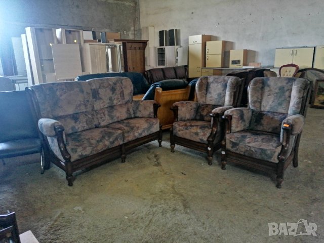 Холова гарнитура диван 3+1+1 внос от Европа , снимка 11 - Дивани и мека мебел - 30439659